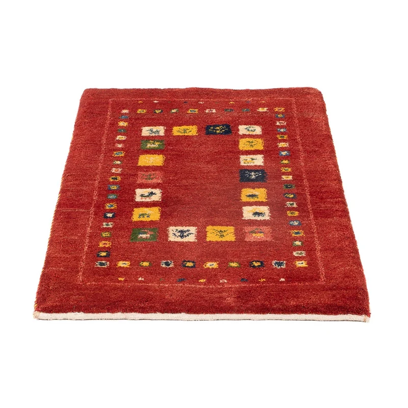 Gabbeh Persisch Teppich 59x88cm - Perserteppich Wollteppich