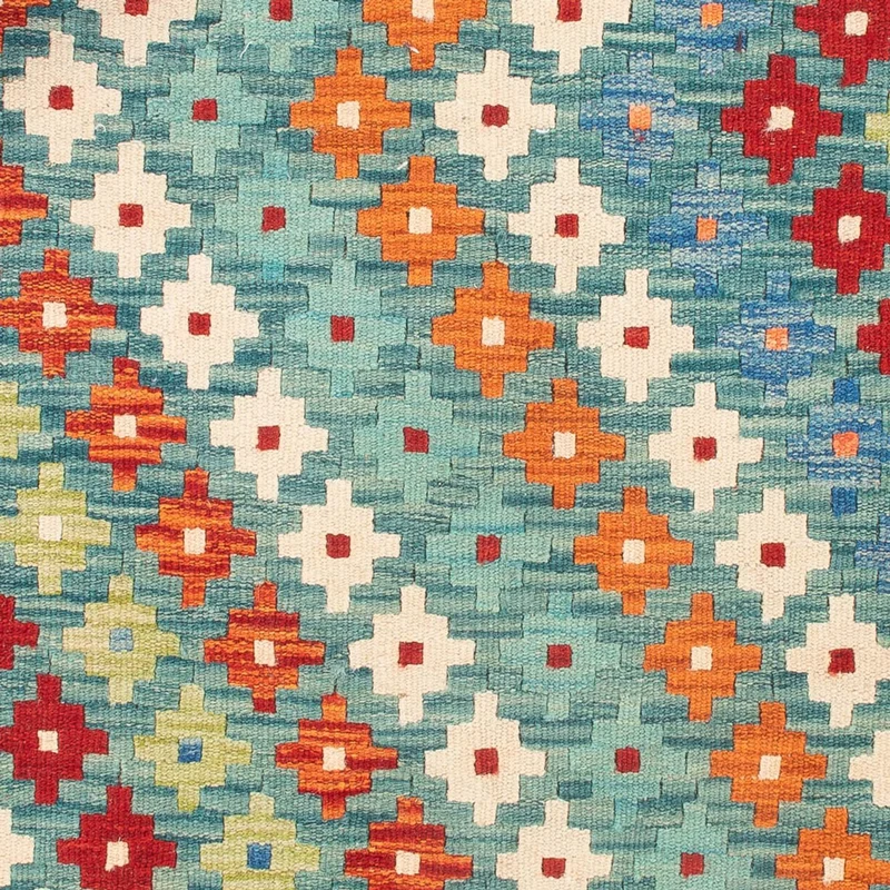 Kelim Maimene Teppich 90x88cm - mehrfarbig