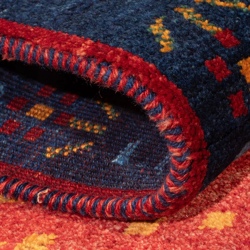 Gabbeh Persisch Teppich 68x285cm - Perserteppich Wollteppich - mehrfarbig