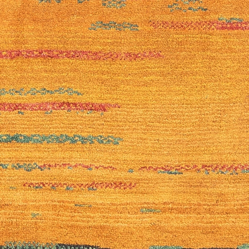 Gabbeh Persisch Teppich 68x190cm - Perserteppich Wollteppich - mehrfarbig