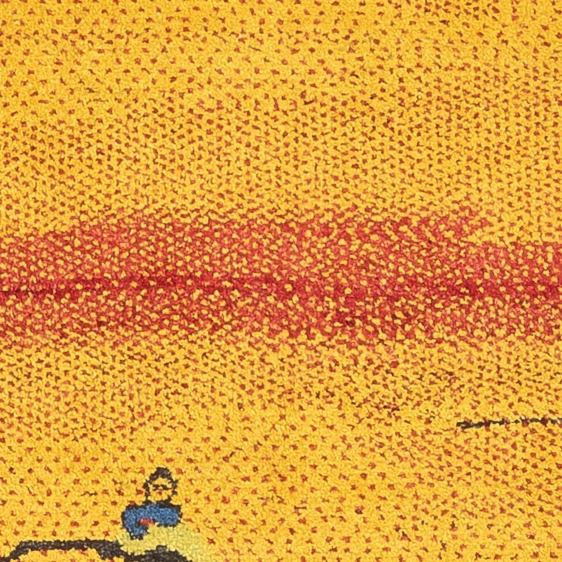 Gabbeh Persisch Teppich 88x188cm - Perserteppich Wollteppich - mehrfarbig