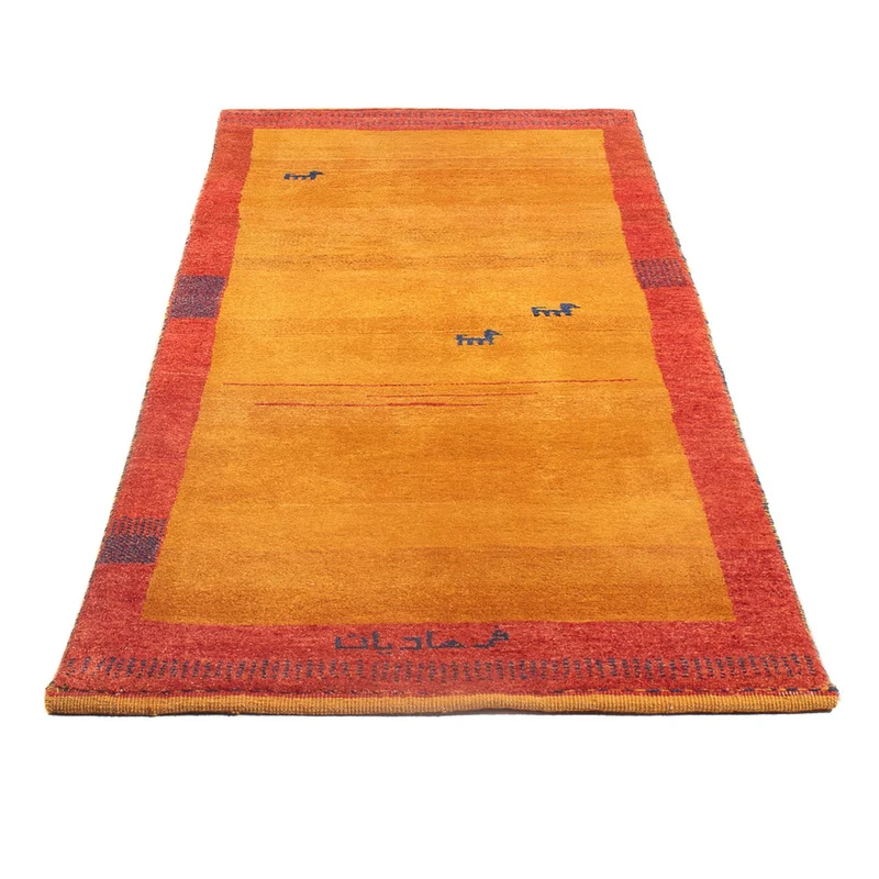 Gabbeh Persisch Teppich 80x225cm - Perserteppich Wollteppich - mehrfarbig