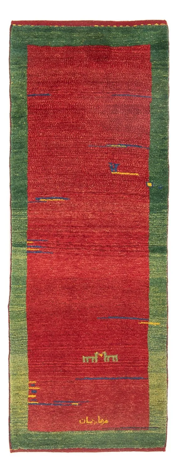 Gabbeh Persisch Teppich 70x182cm - Perserteppich Wollteppich - mehrfarbig