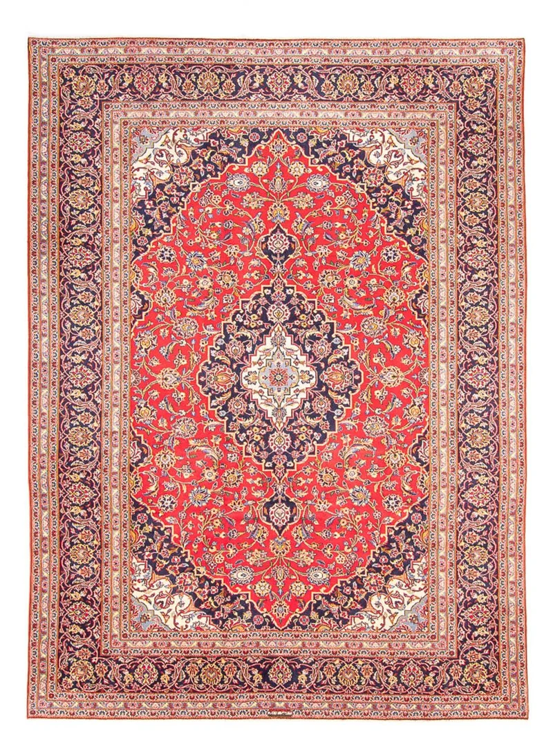 Keshan Teppich 244x345cm - Perserteppich - rot