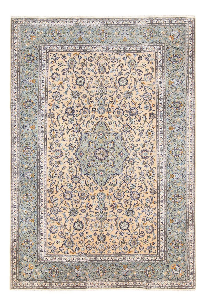 Keshan Teppich 245x344cm - Perserteppich - taupe