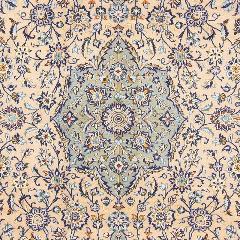 Keshan Teppich 245x344cm - Perserteppich - taupe