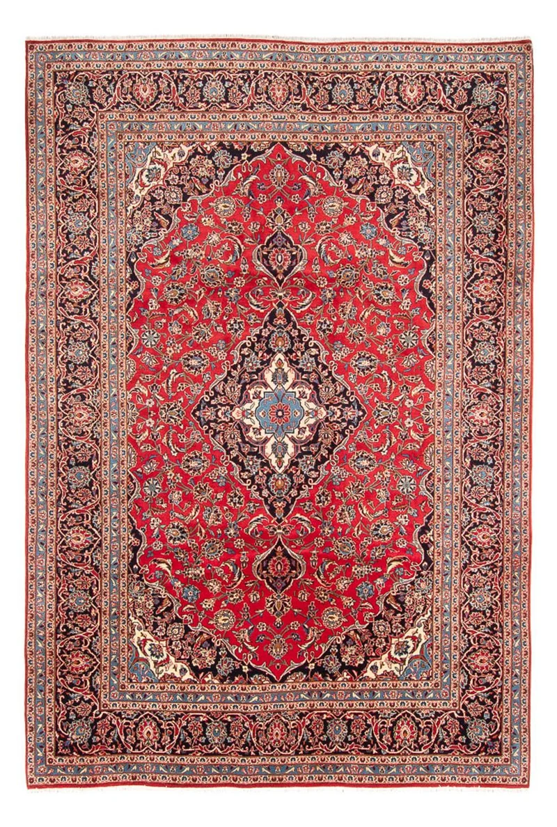 Keshan Teppich 245x348cm - Perserteppich - rot