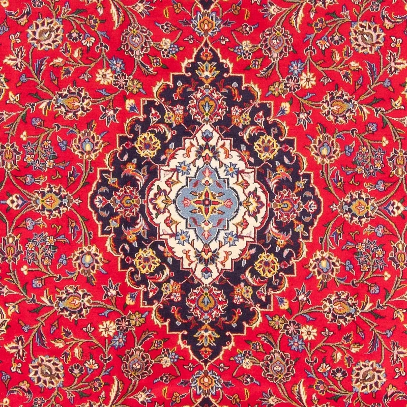 Keshan Teppich 247x346cm - Perserteppich - rot