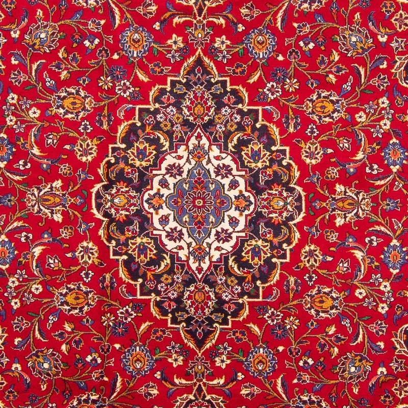 Keshan Teppich 243x352cm - Perserteppich - rot