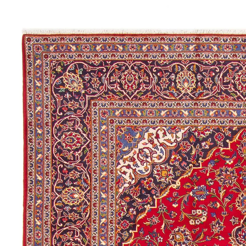 Keshan Teppich 243x352cm - Perserteppich - rot