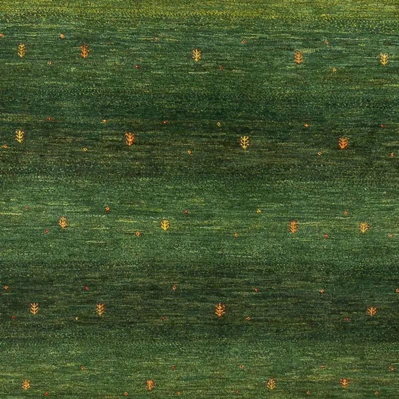 Loribaft Teppich Perser 200x297cm - Orientteppich - dunkelgrün