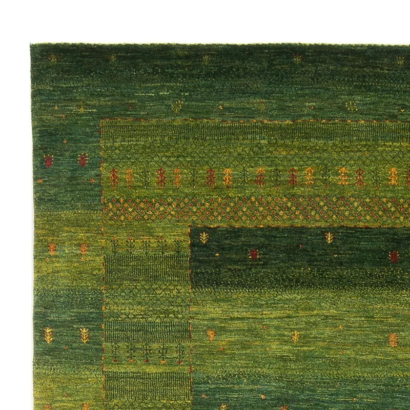 Loribaft Teppich Perser 200x297cm - Orientteppich - dunkelgrün