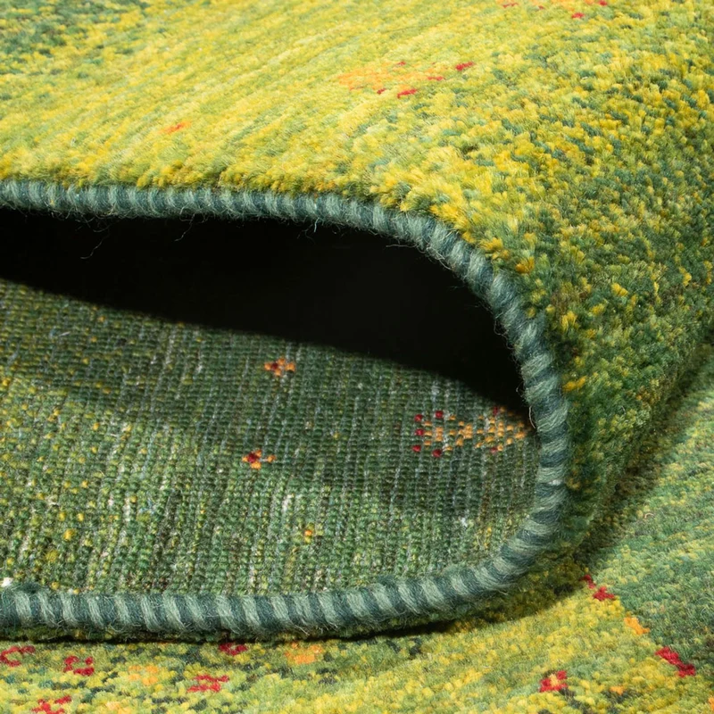 Loribaft Teppich Perser 200x297cm - Orientteppich - dunkelgrün