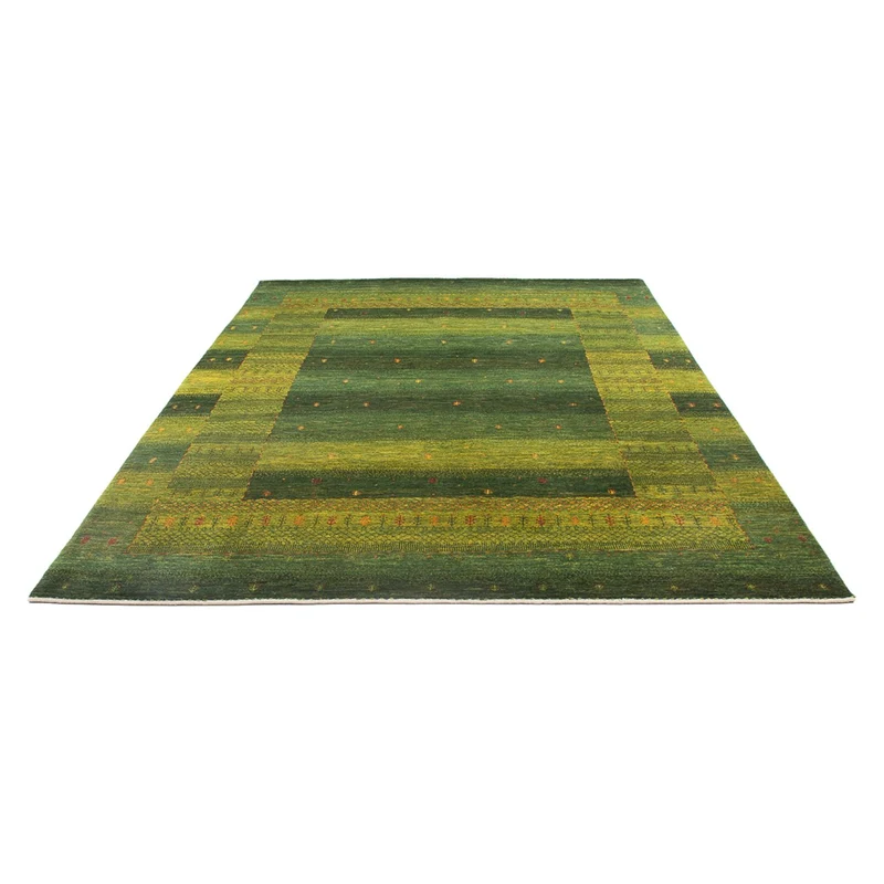 Loribaft Teppich Perser 200x297cm - Orientteppich - dunkelgrün