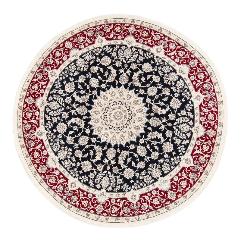 Nain Teppich 195x206cm - Perserteppich - dunkelblau