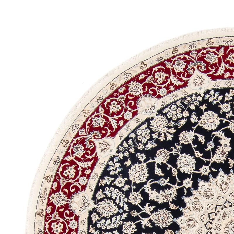 Nain Teppich 195x206cm - Perserteppich - dunkelblau