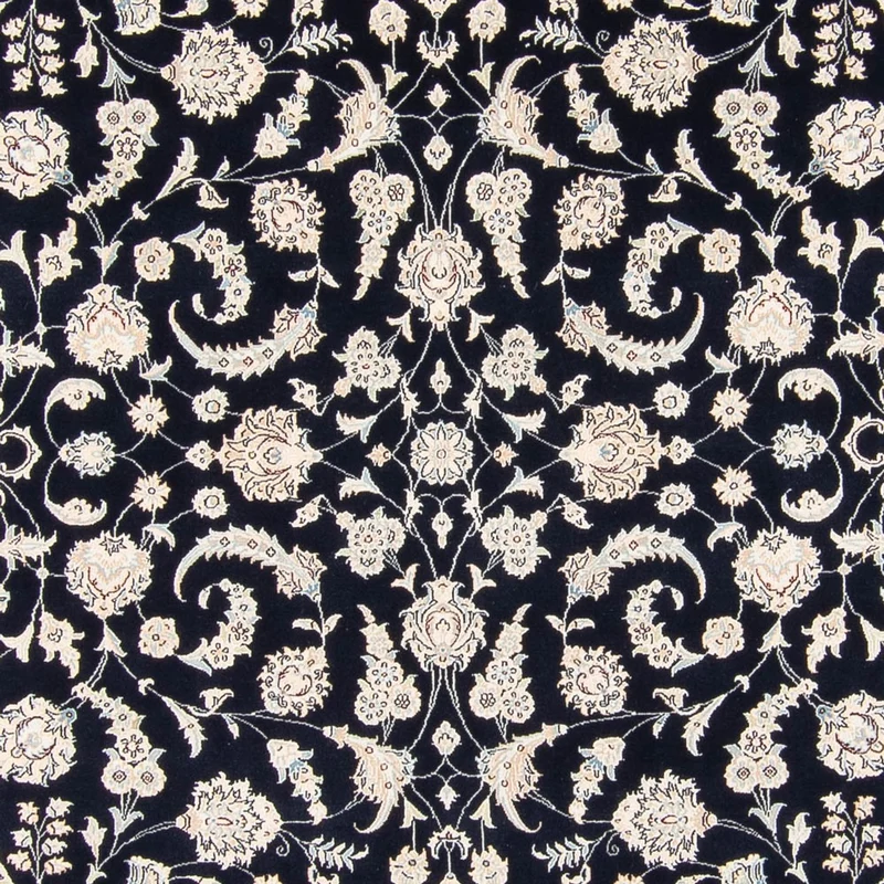 Nain Teppich 249x261cm - Perserteppich - dunkelblau