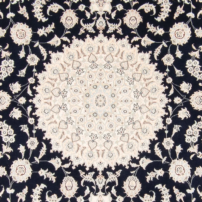 Nain Teppich 245x268cm - Perserteppich - dunkelblau