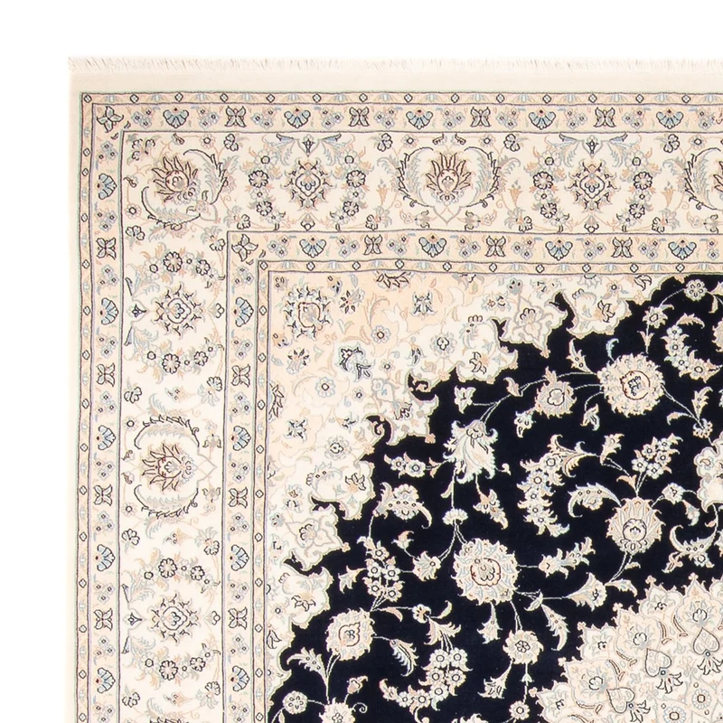Perserteppich - Nain quadratisch - 247 x 259 cm - dunkelblau
