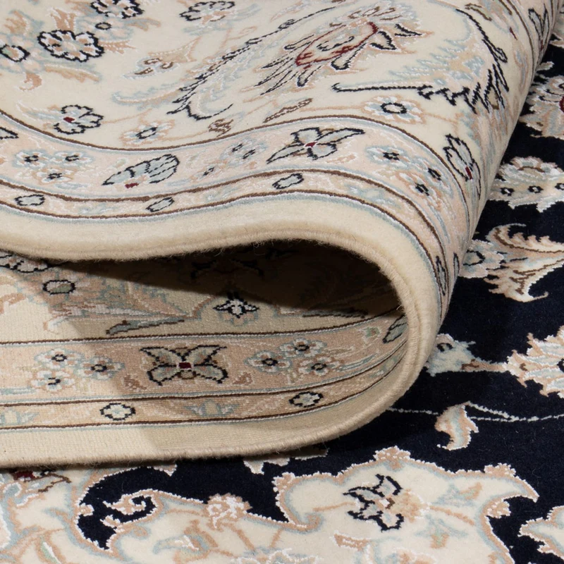 Nain Teppich 252x261cm - Perserteppich - dunkelblau