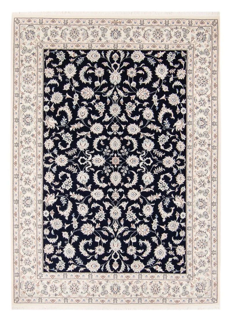 Nain Teppich 170x233cm - Perserteppich - dunkelblau