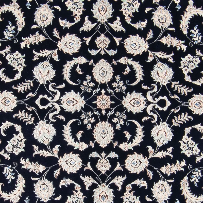 Nain Teppich 170x233cm - Perserteppich - dunkelblau
