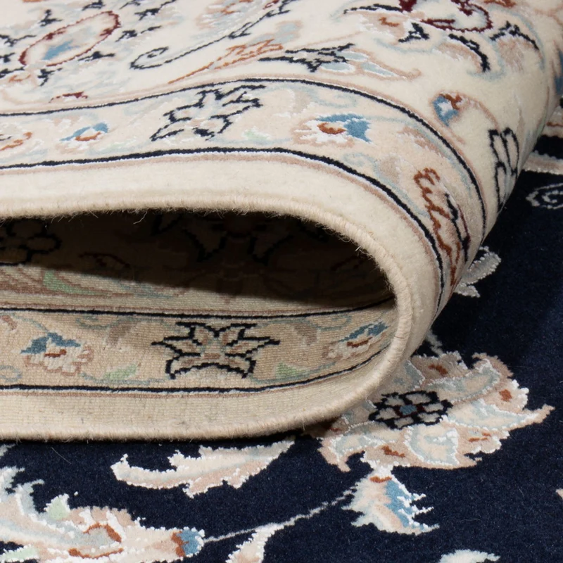 Nain Teppich 170x233cm - Perserteppich - dunkelblau