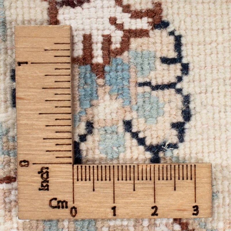 Perserteppich - Nain rund - 202 x 202 cm - dunkelblau