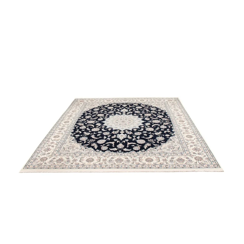 Nain Teppich 223x278cm - Perserteppich - dunkelblau