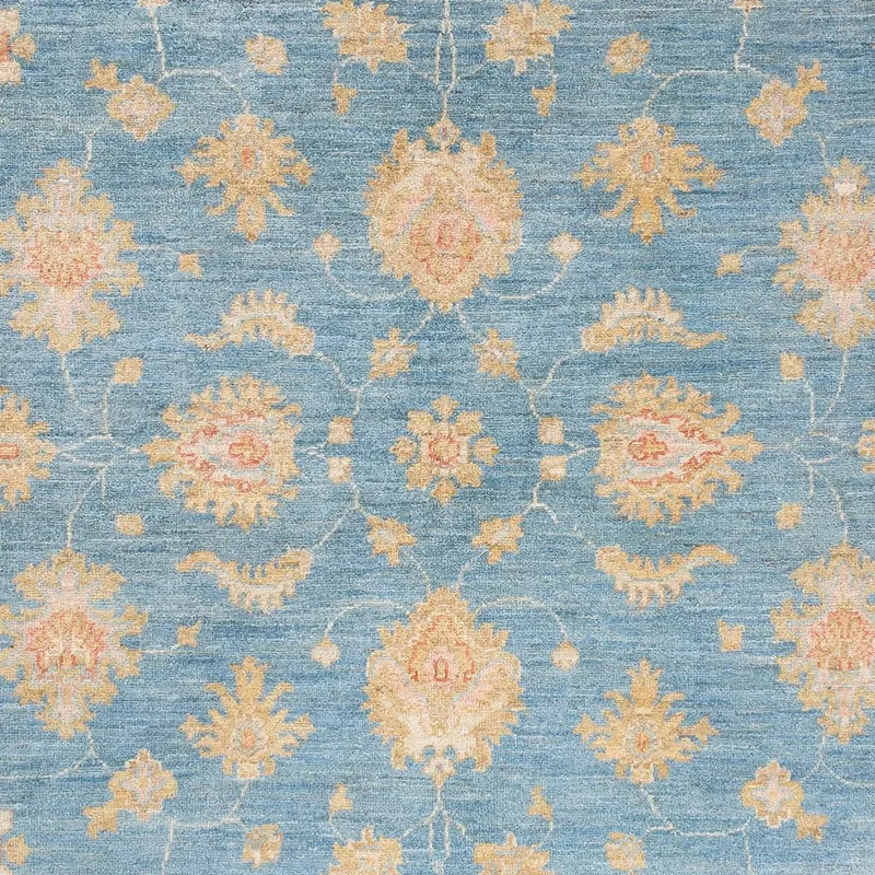 Ziegler Teppich 172x240cm - Orientteppich - blau