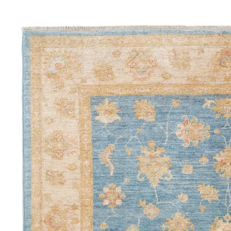 Ziegler Teppich 172x240cm - Orientteppich - blau