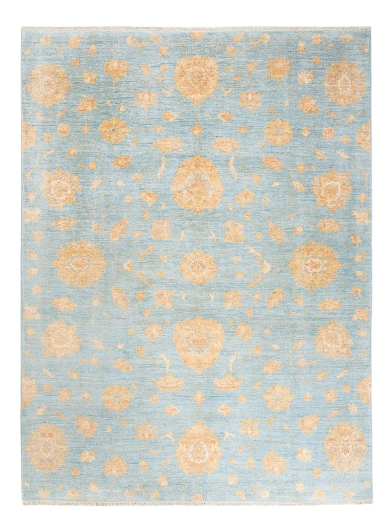 Ariana Teppich 172x230cm - Orientteppich - hellblau