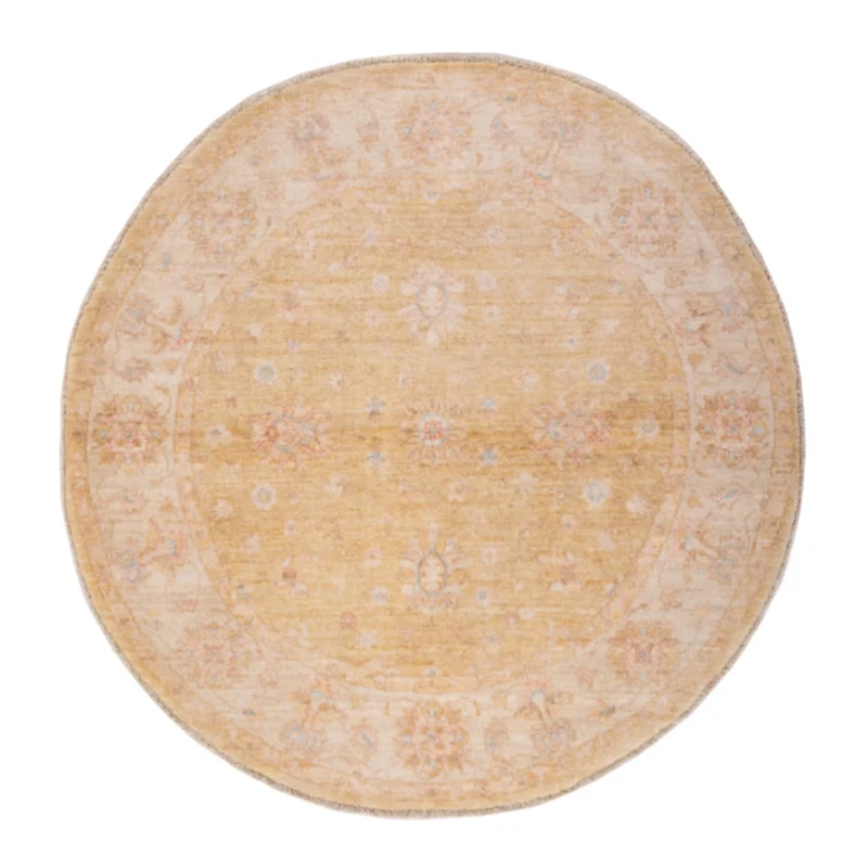 Ziegler Teppich 146x150cm - Orientteppich - hellbeige
