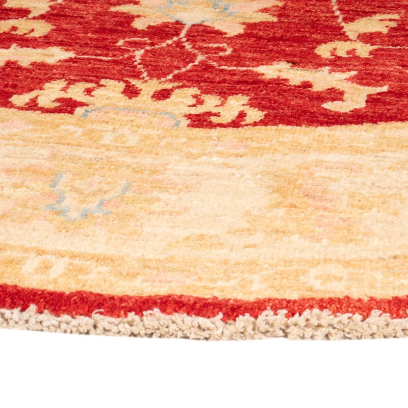 Ziegler Teppich rund - 150 x 153 cm - rot