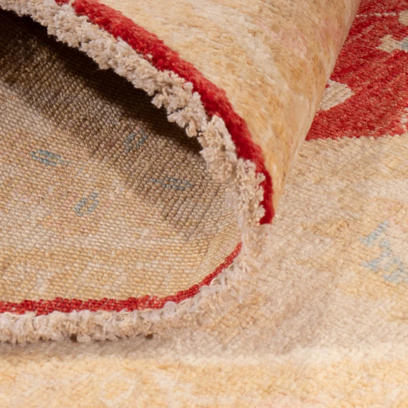 Ziegler Teppich rund - 150 x 153 cm - rot