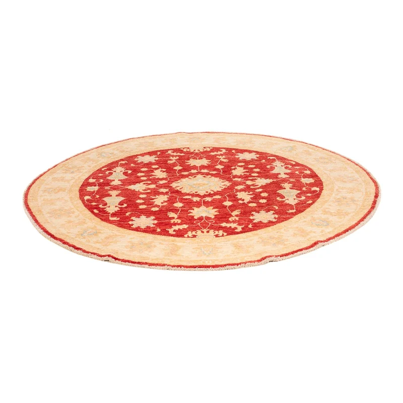Ziegler Teppich rund - 150 x 153 cm - rot