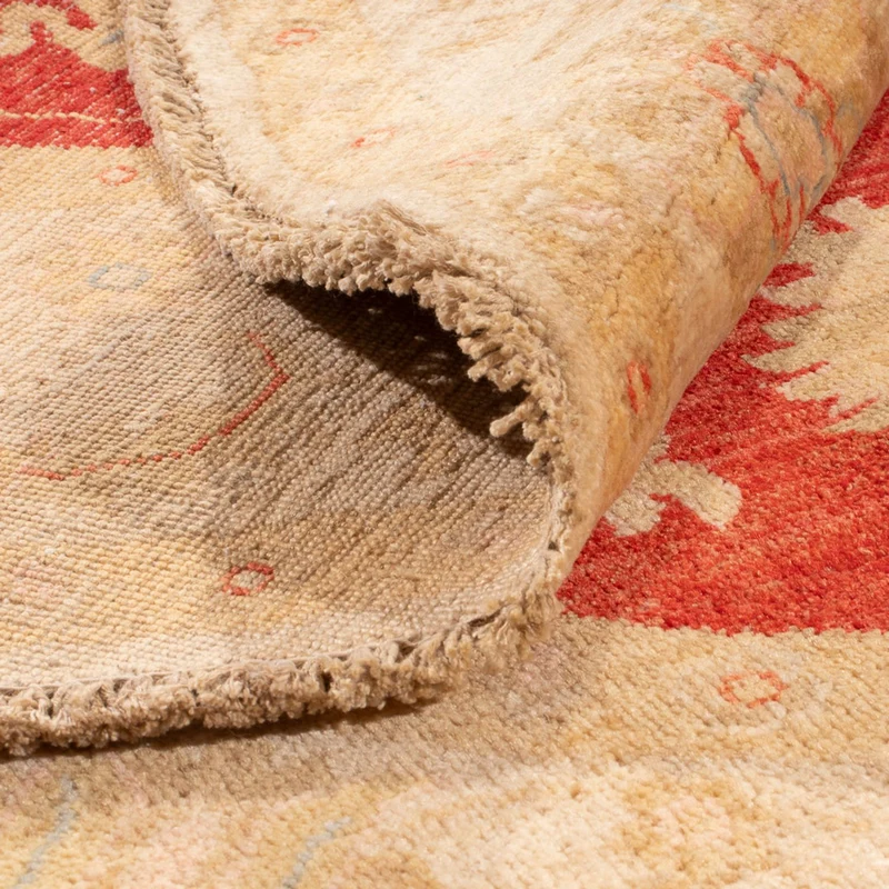 Ziegler Teppich rund - 199 x 204 cm - rot