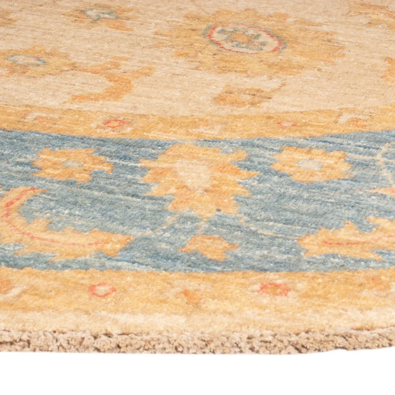 Ziegler Teppich rund - 194 x 199 cm - beige