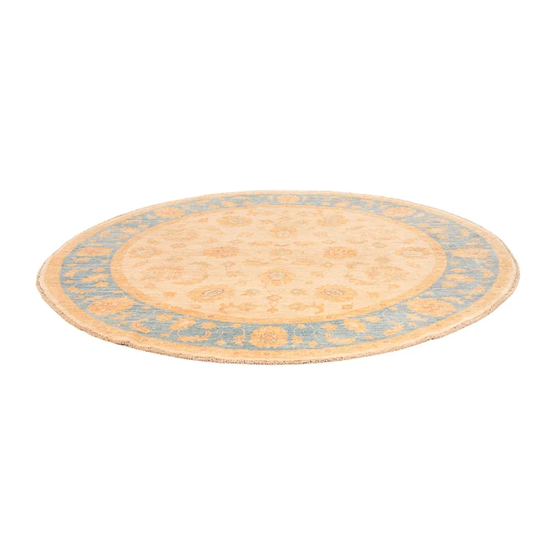 Ziegler Teppich rund - 194 x 199 cm - beige