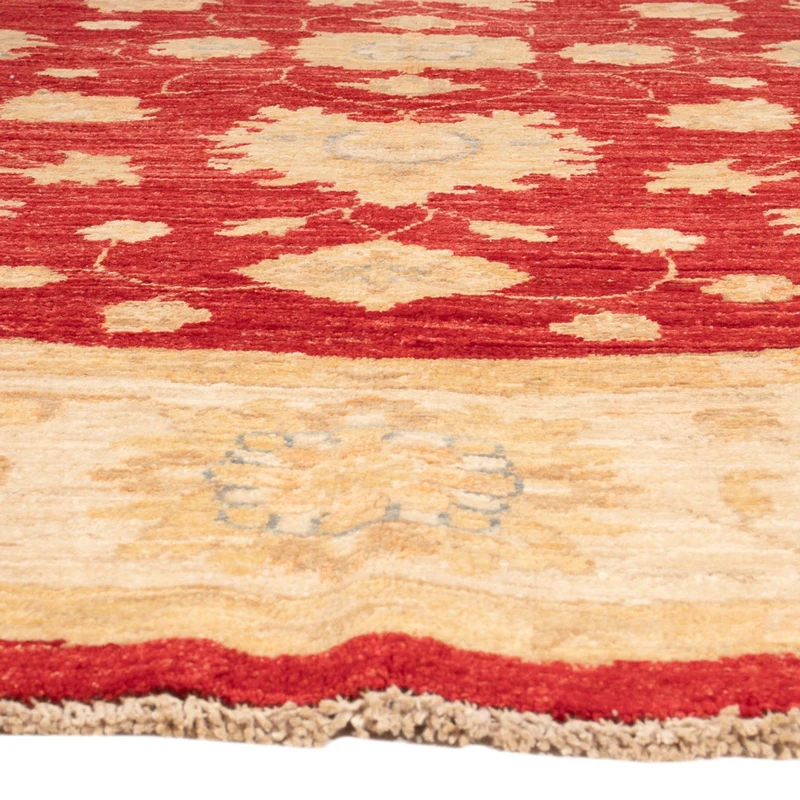 Ziegler Teppich rund - 194 x 200 cm - rot