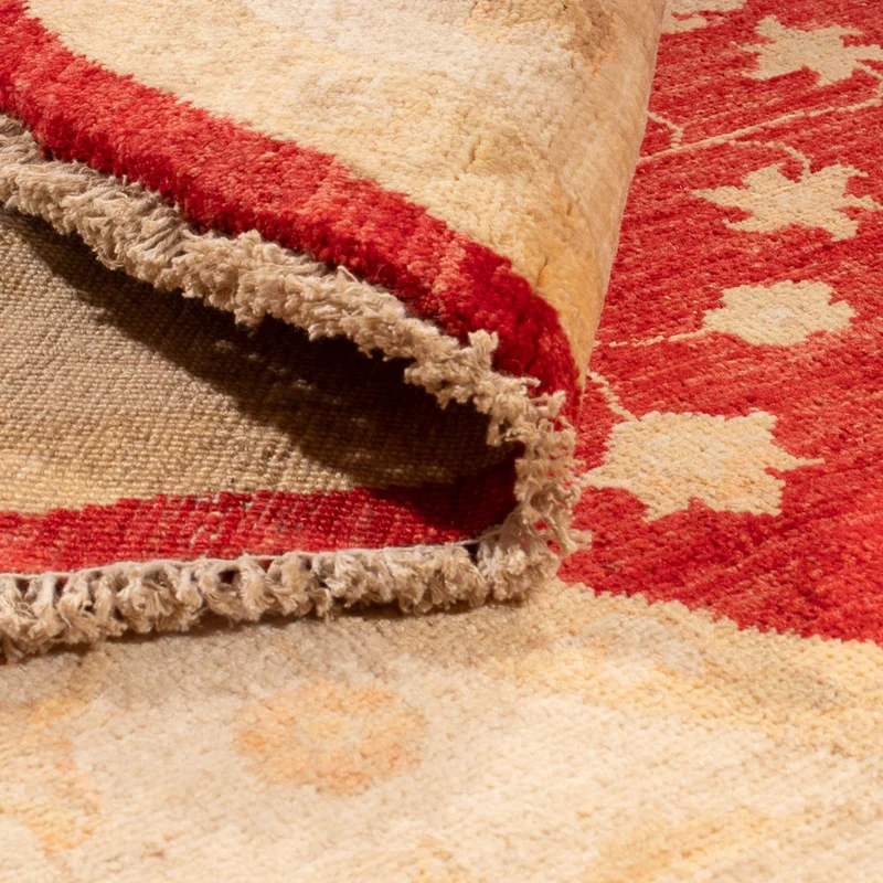 Ziegler Teppich rund - 194 x 200 cm - rot