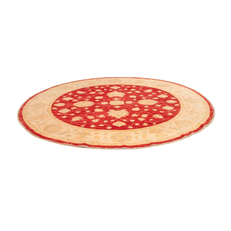 Ziegler Teppich rund - 194 x 200 cm - rot