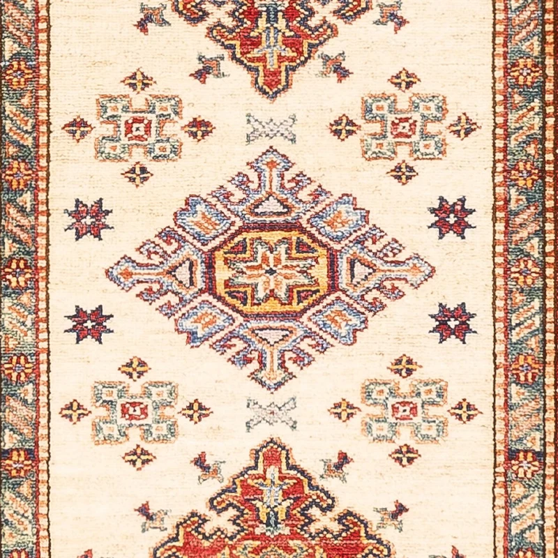 Kazak Teppich 82x304cm - Orientteppich - beige