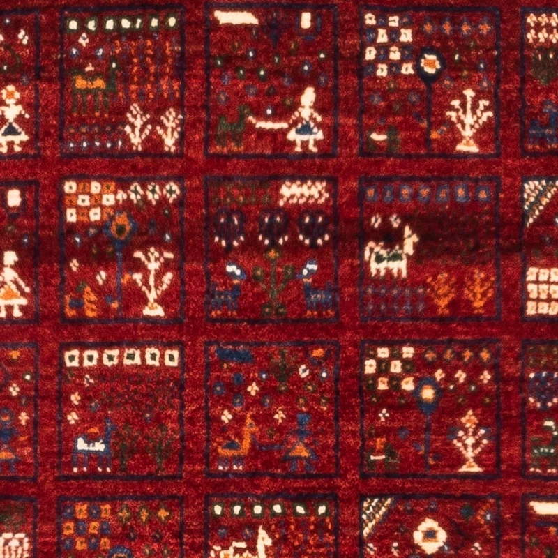Gabbeh Teppich - Loribaft Perser - Royal - 83 x 133 cm - mehrfarbig