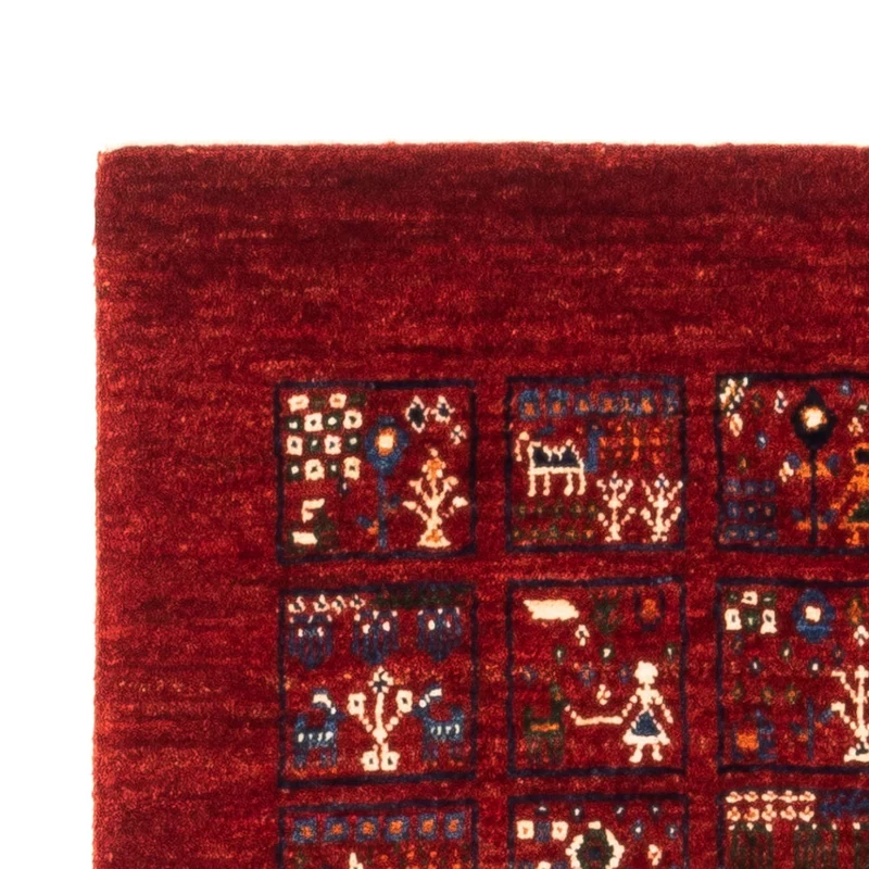 Gabbeh Teppich - Loribaft Perser - Royal - 83 x 133 cm - mehrfarbig