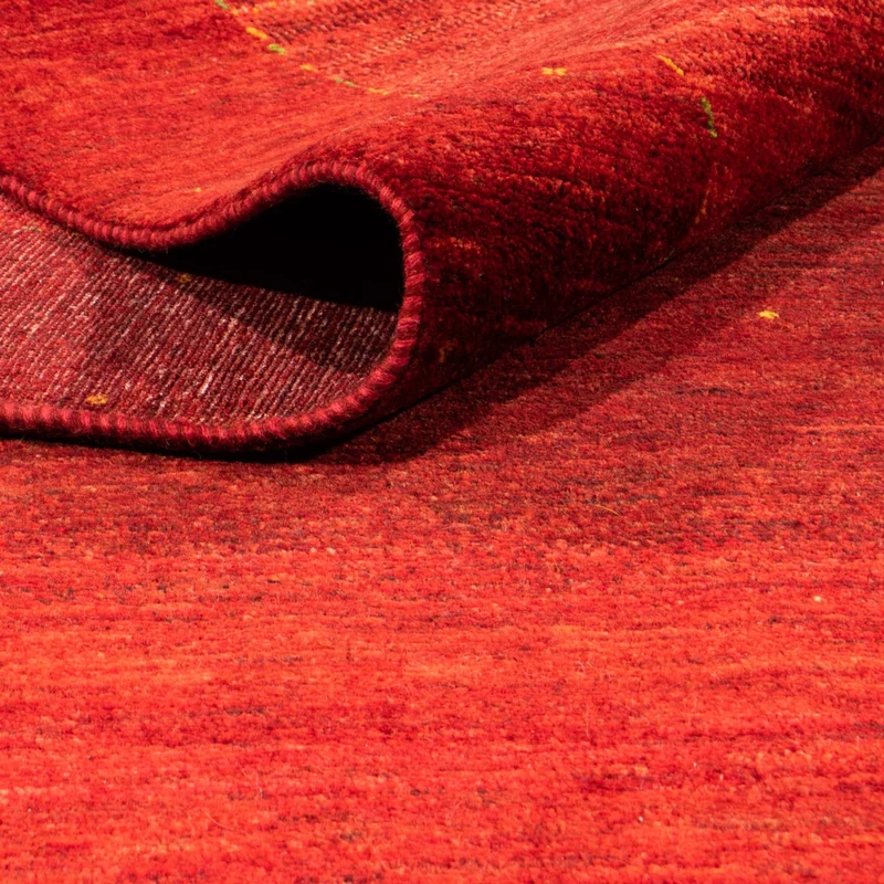 Gabbeh Teppich - Loribaft Perser - 231 x 313 cm - rot