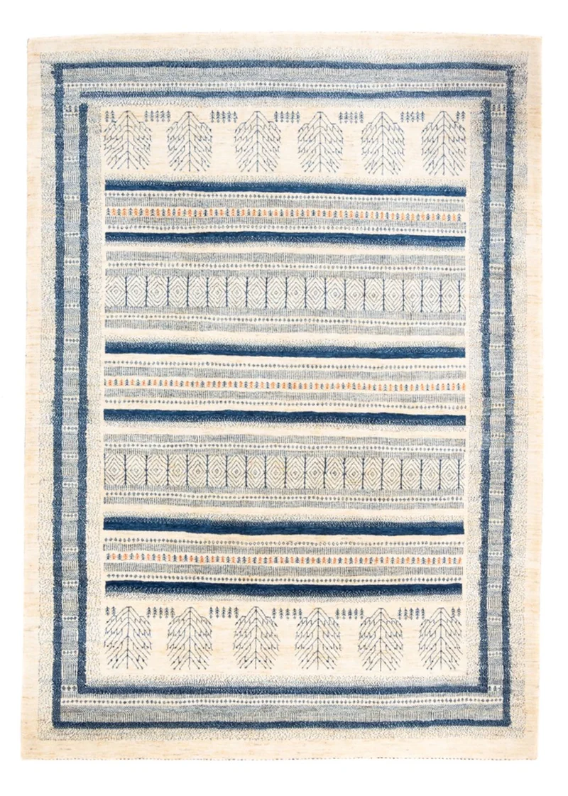 Loribaft Teppich Perser 226x308cm - Orientteppich - creme