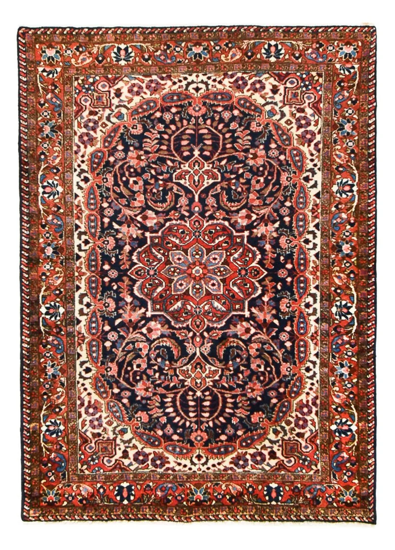 Belutsch Teppich 149x210cm - Orientteppich - dunkelrot