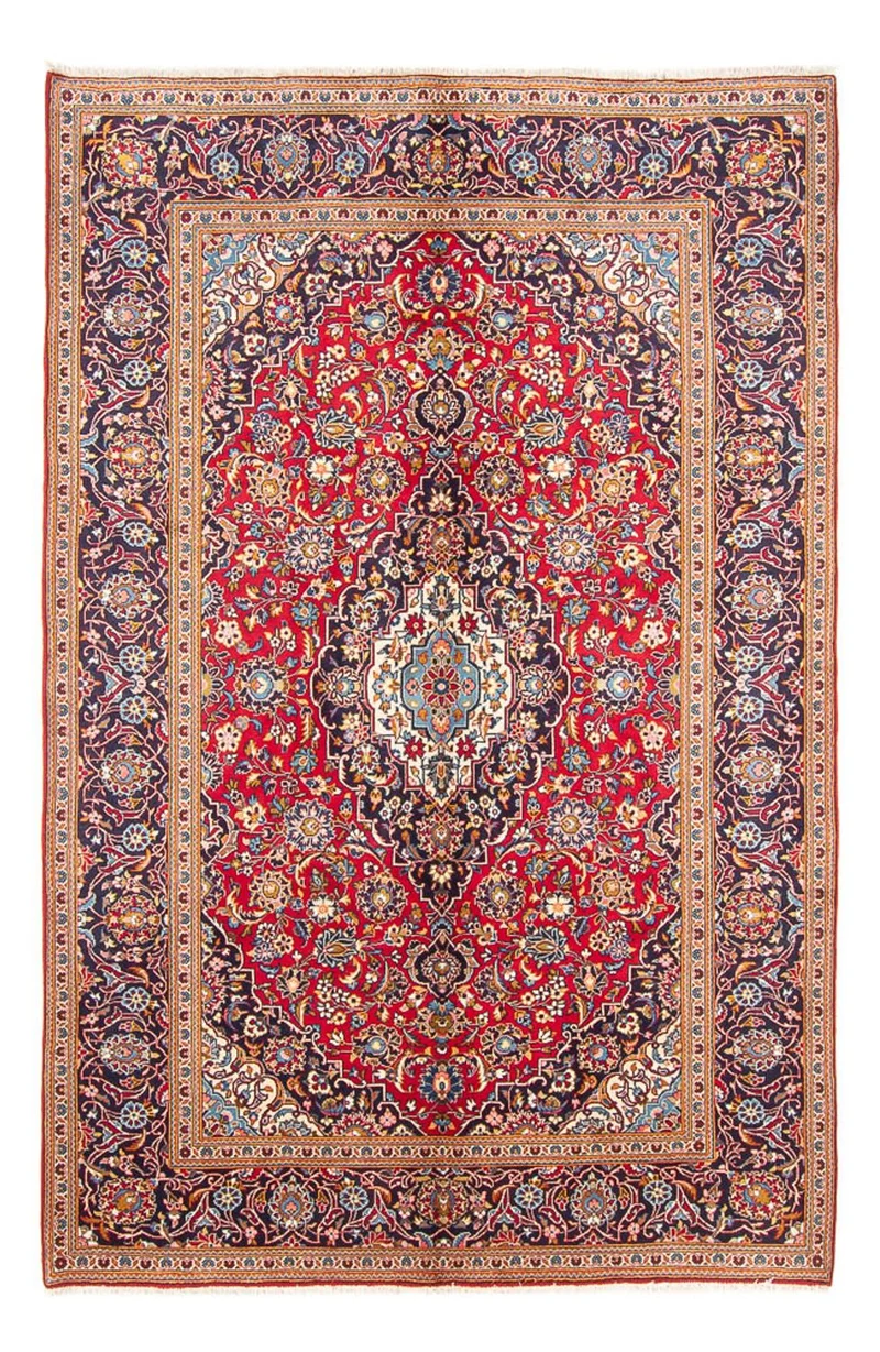 Keshan Teppich 194x288cm - Perserteppich - rot