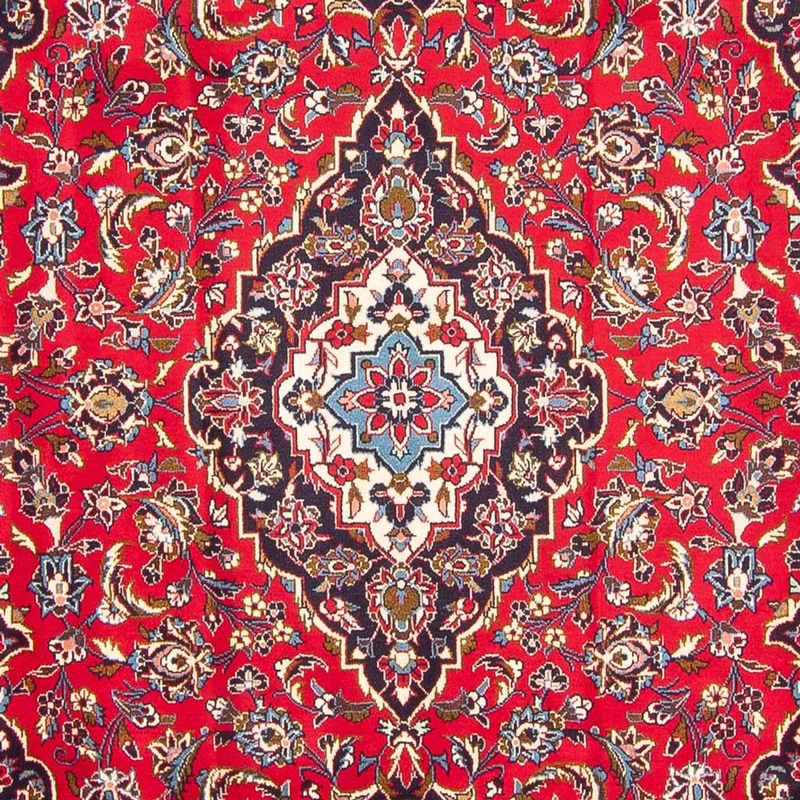 Keshan Teppich 194x292cm - Perserteppich - rot